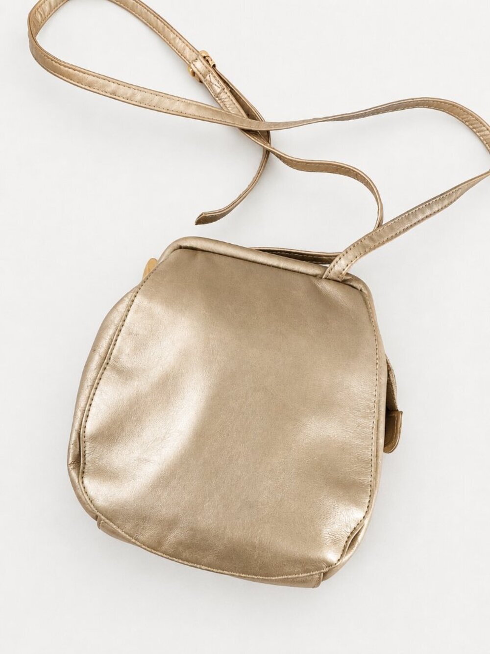 Gleaming! Liz Claiborne Gold Shimmer Crossbody Bag